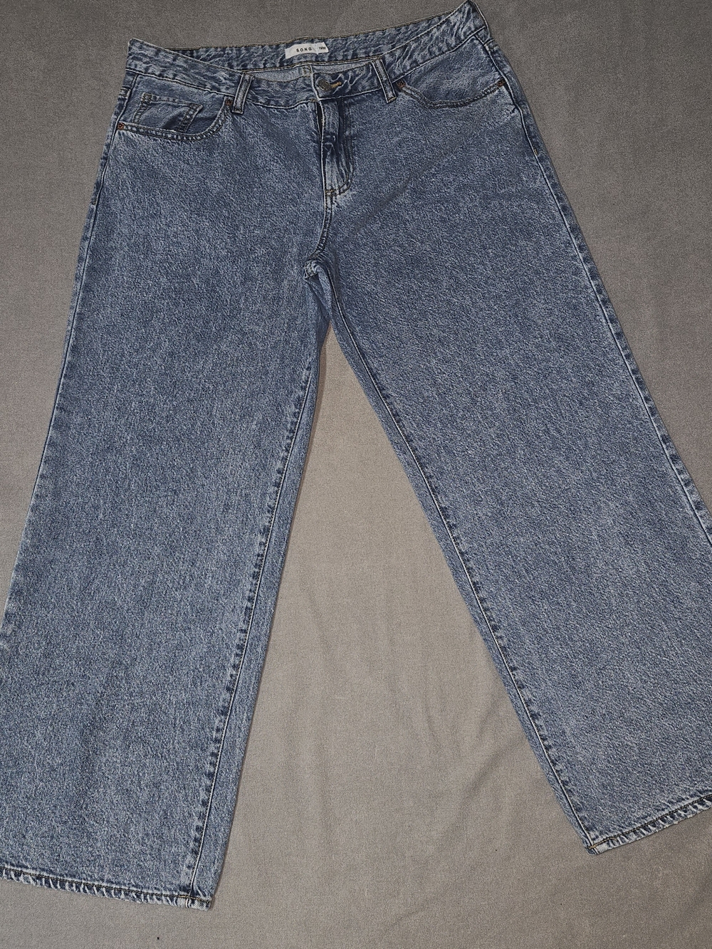 Women's Wide-Leg Jeans in Washed Blue